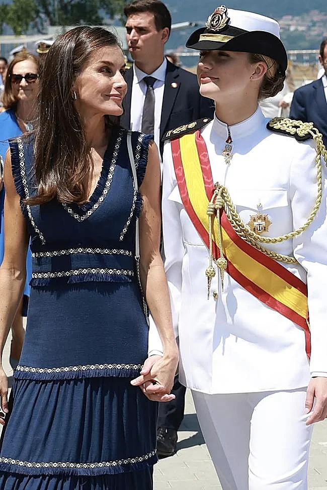 La complicité entre la reine Letizia et la princesse Leonor.