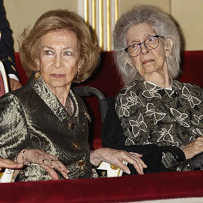 Doña Sofía et sa sœur, Irene de Grecia, dans une image récente.