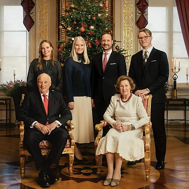 Toute la famille royale norvégienne.