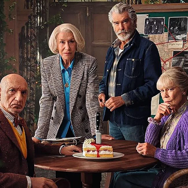 Amis, retraités et maisons de luxe sont des ingrédients que le cinéma a déjà combiné avec succès dans des séries et des films comme The Thursday Crime Club (2025).