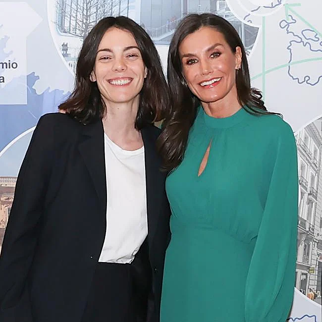 Victoria Luengo et la reine Letizia.