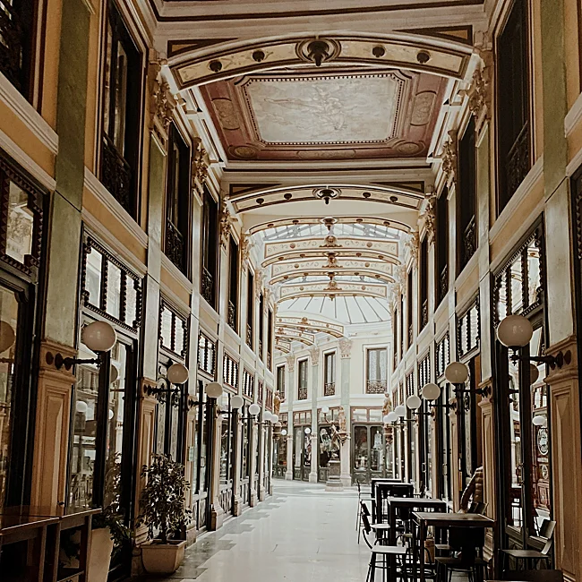 Le Pasaje Gutiérrez de Valladolid a donné des ailes à la bourgeoisie de l'époque.