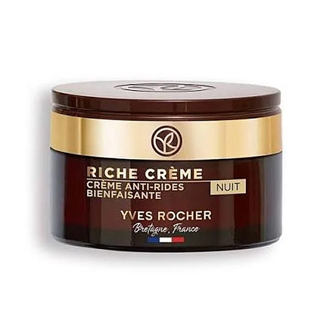 Crème Nutrition Nuit Anti-Rides Yves Rocher.
